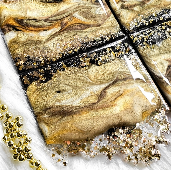 MADE TO ORDER, Resin Geode Coastets - Picture 3 of 10